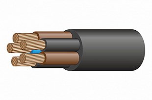 Кабель силовой гибкий КГтп 5*6-0,66