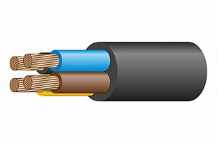 Кабель силовой гибкий КГтп 3*25+1*10-0,66